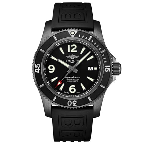 breitling superocean 46 blacksteel